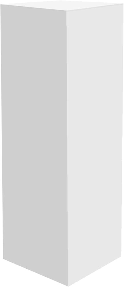Marketing Holders Tall Display Cube Pedestal Art Sculpture Stand White Acrylic Lucite 12" w x 12"... | Amazon (US)