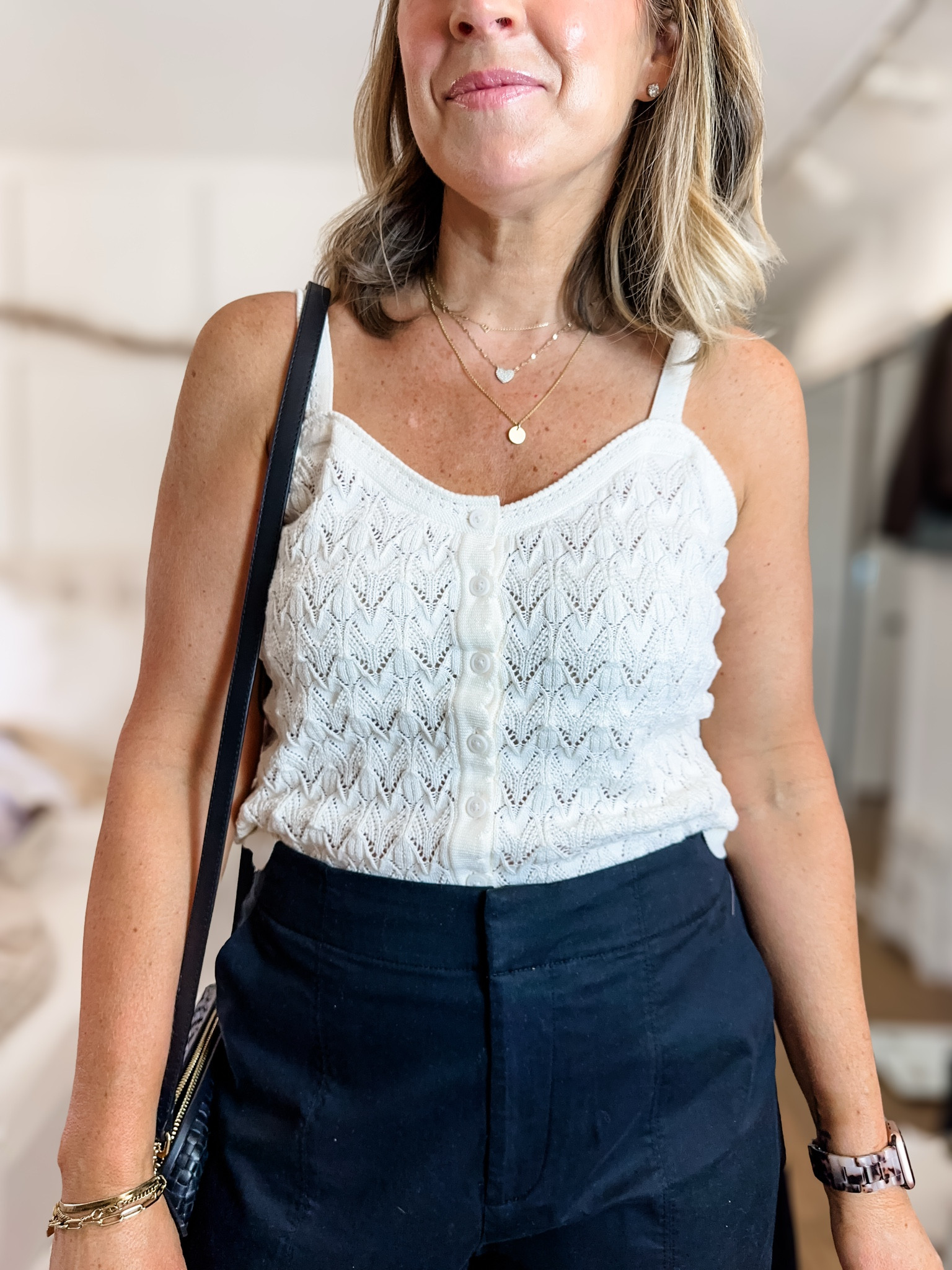 I’m in love with this tank. It’s soft and fits perfectly. In a medium. The shorts fit great in my true size 8 but they feel like they’ll fade after washing. I linked nearly identical that are no iron and won’t fade at all. Same true size 8  

#LTKOver40 #LTKPetite #LTKootd