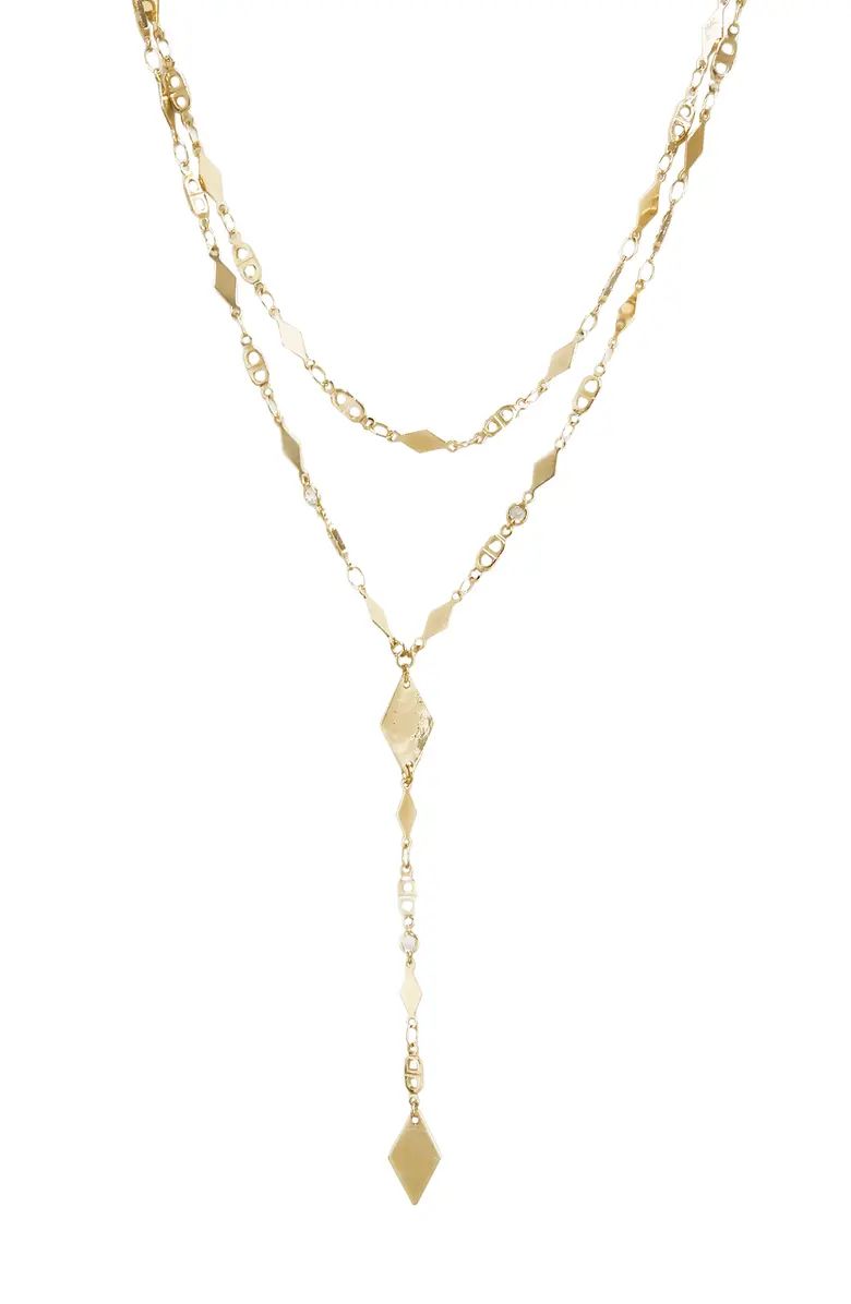 Layered Lariat Necklace | Nordstrom