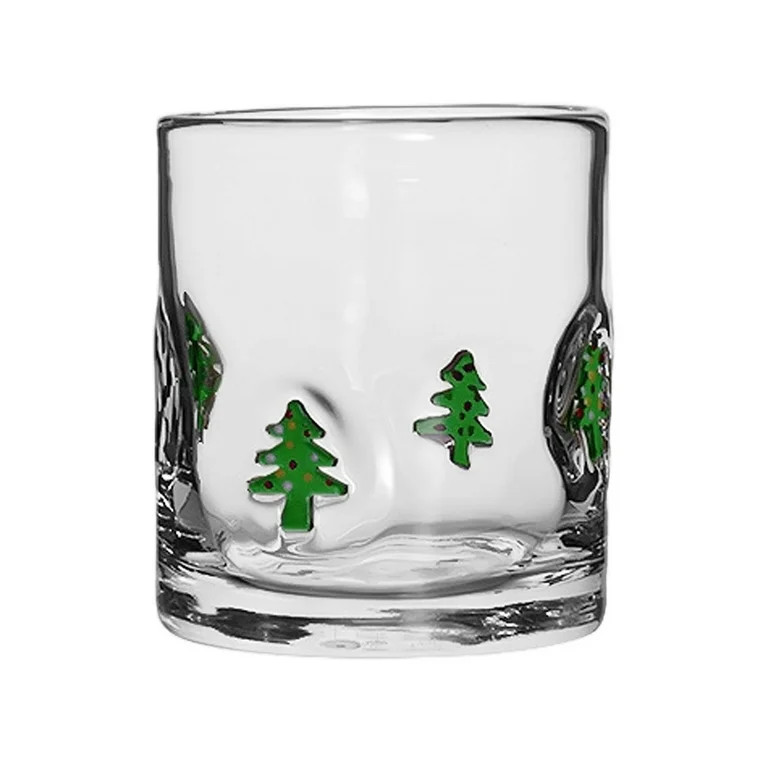 Christmas Glass Cup for Home and Party 14 OZ Christmas Glasses for Water Juice Tea Beer Christmas... | Walmart (US)