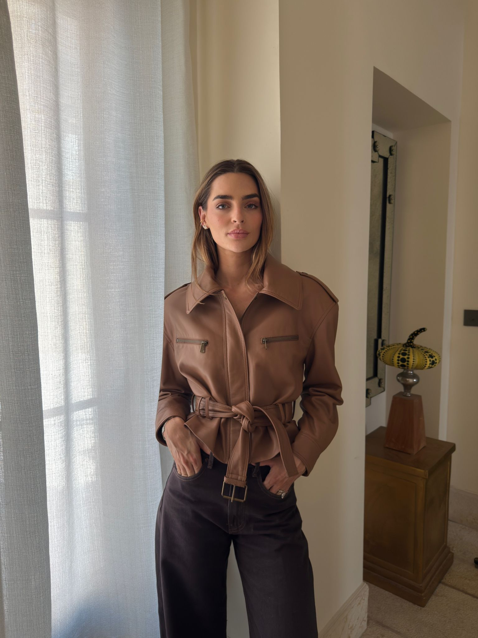 Autumn outfit idea, transitional, DE SAVARY jacket, leather jacket, Zara jeans, inspiration, ootd #LTKUK  

 #LTKSeasonal #LTKStyleTip