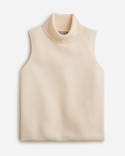 Cashmere mockneck sweater shell | J. Crew US