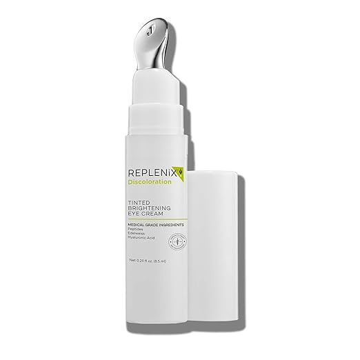 Replenix Anti-Aging Tinted Brightening Eye Cream with Medical Grade Hyaluronic Acid (8.5 ml) | Amazon (US)
