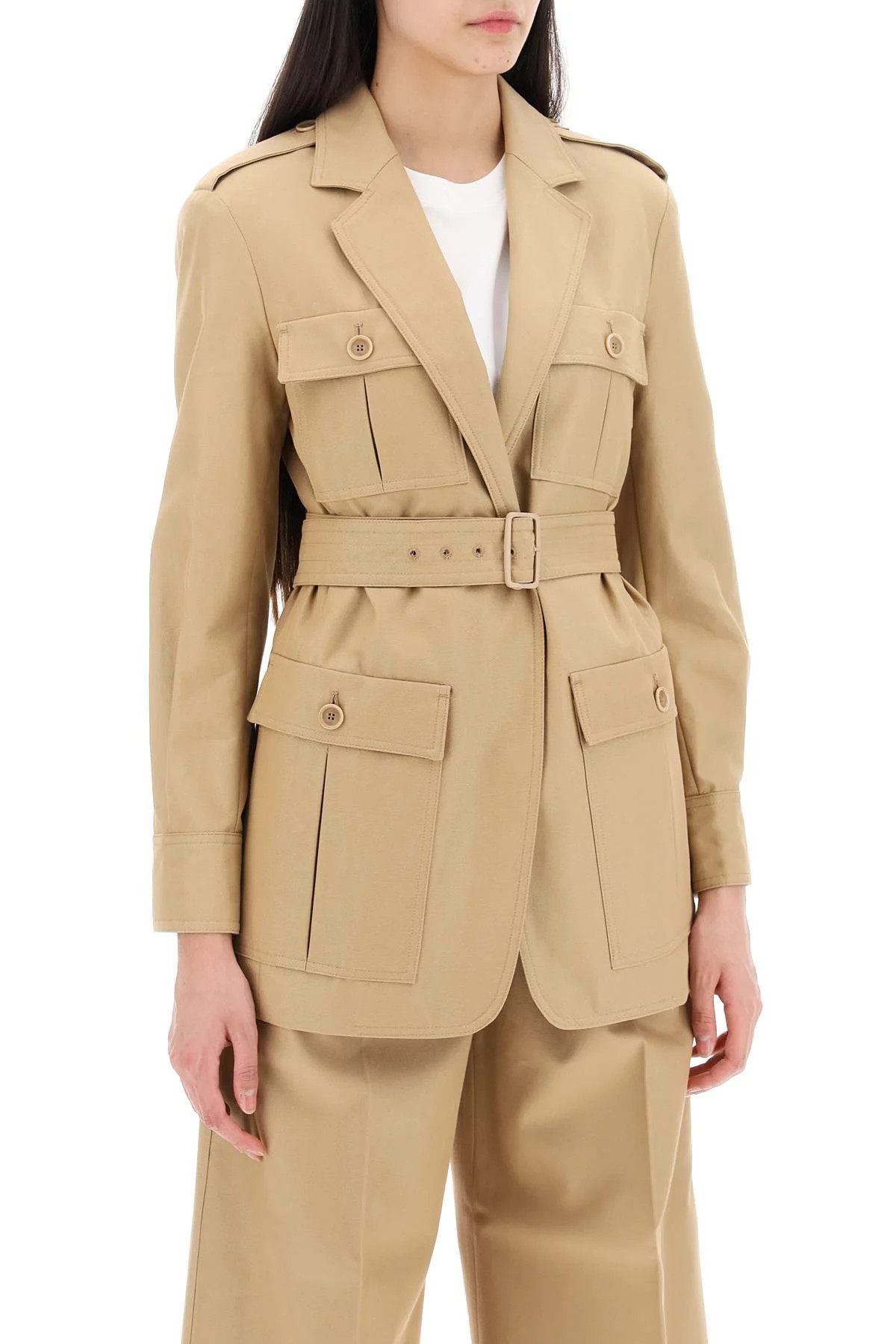 Max Mara Pacos Canvas Saharan Jacket For | Shop Simon