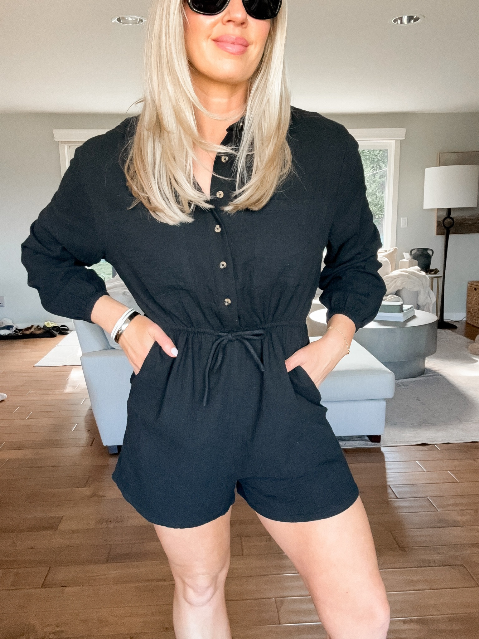 Gauze romper that’s so cute and fits awesome! Tts. O’Neil summer look 

#LTKSeasonal #LTKOver40 #LTKFindsUnder100