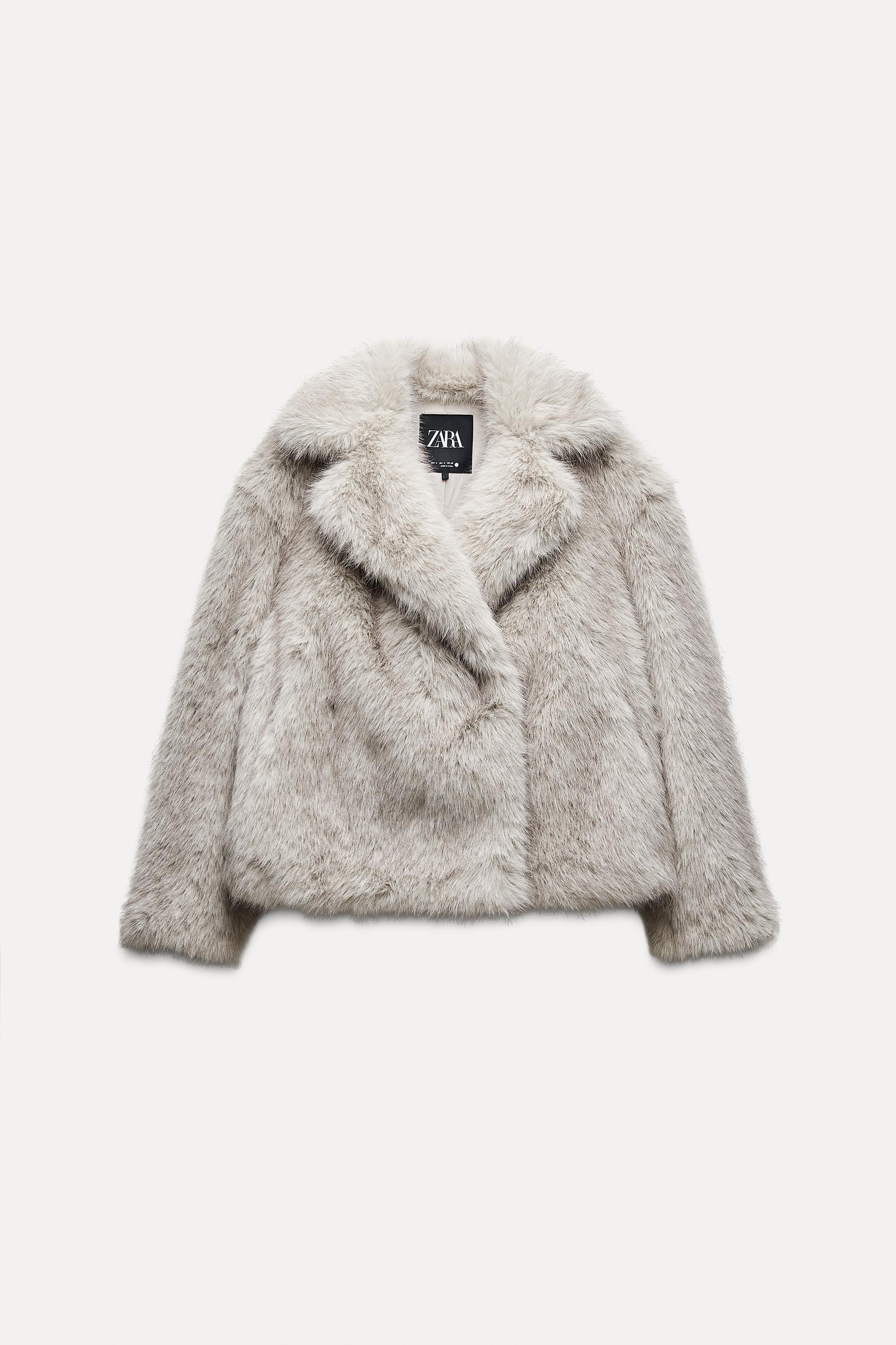 FAUX FUR JACKET ZW COLLECTION | Zara US