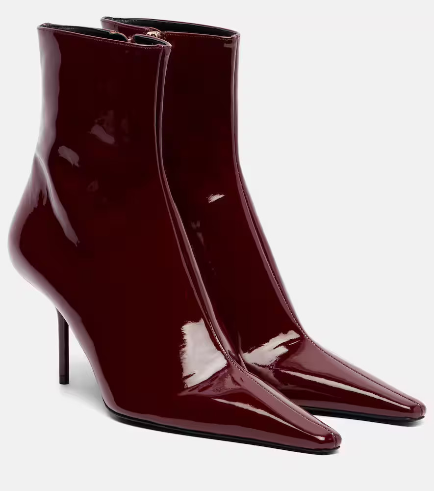 Victoria Beckham 75 patent leather ankle boots | Mytheresa (US/CA)