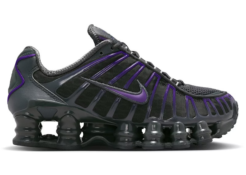 Nike Shox TL Sneakers in Dark Smoke Grey/Court Purple | StockX