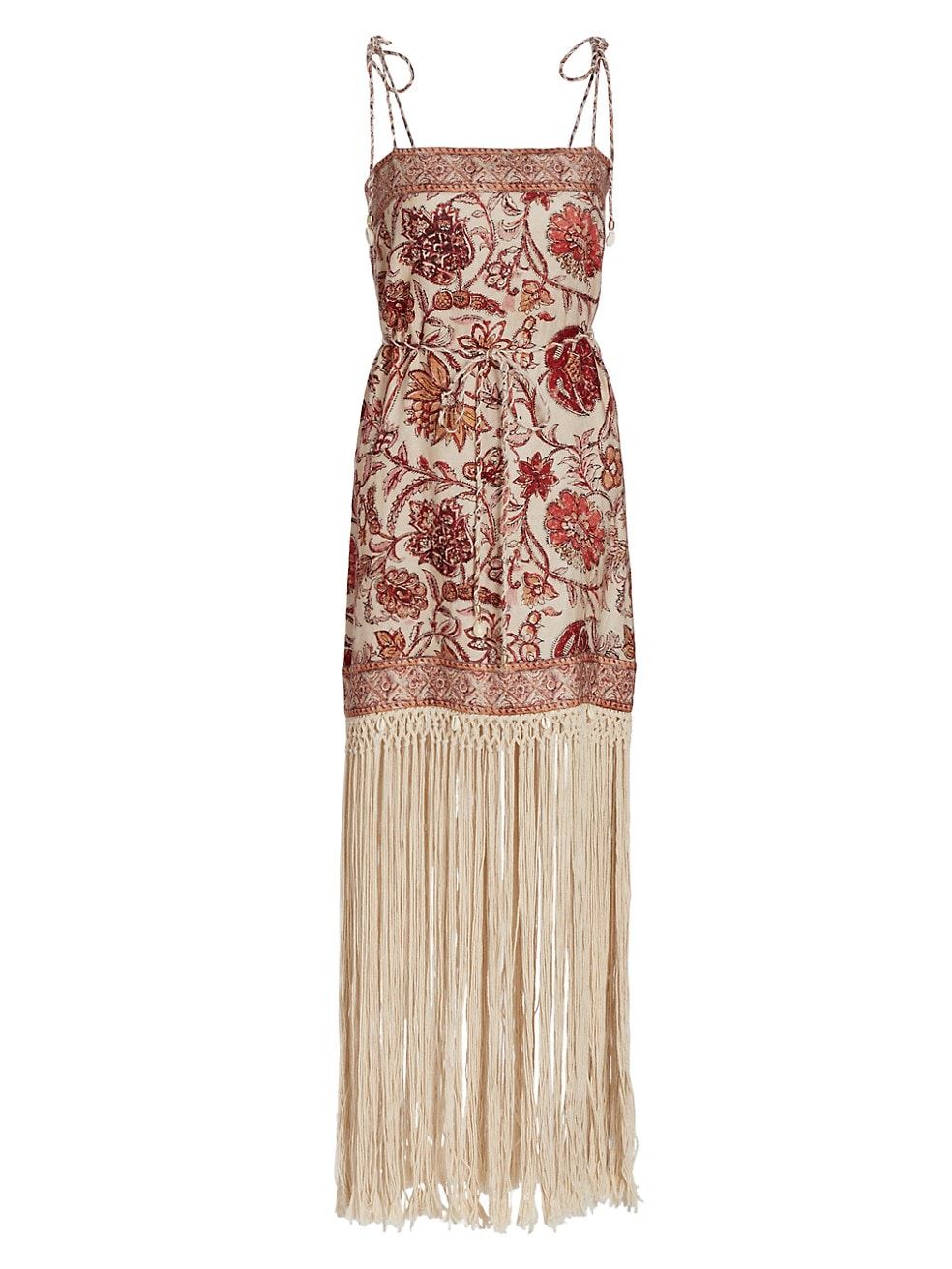 Zimmermann Vitali Fringe Maxi-Dress | Saks Fifth Avenue