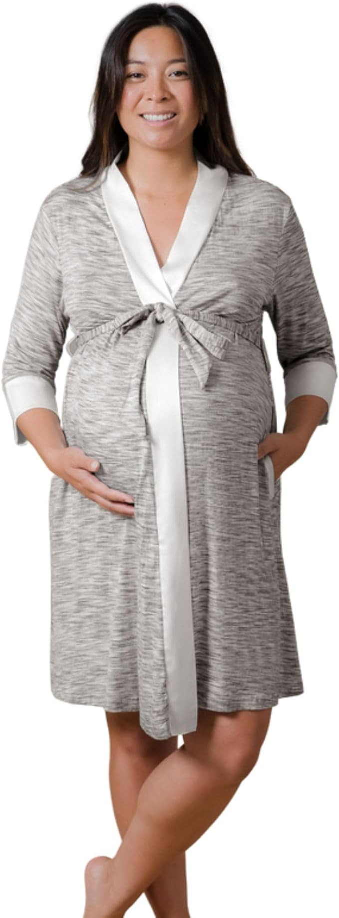 Kindred Bravely Emmaline Maternity & Nursing Robe Hospital Bag/Delivery Essential | Amazon (US)