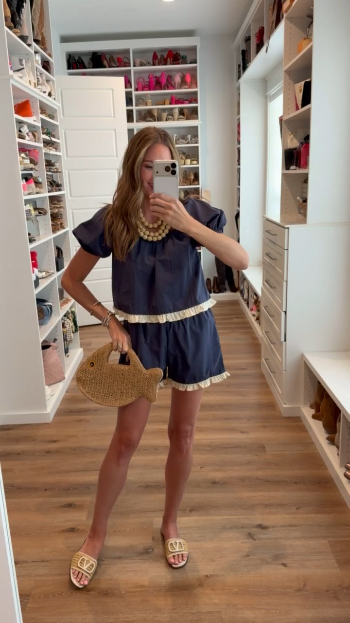 In a small set, bag, sandals and accessories- fits tts.

#LTKootd #LTKSeasonal #LTKgrwm