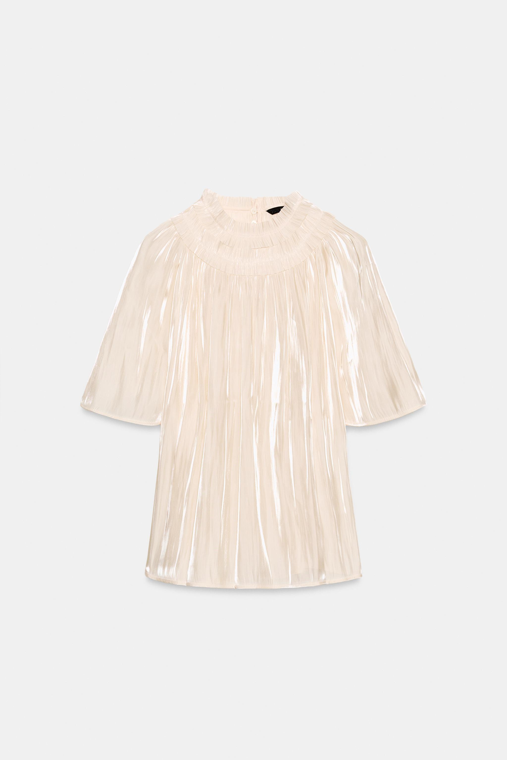 CAMICETTA EFFETTO BRILLANTE | Zara IT