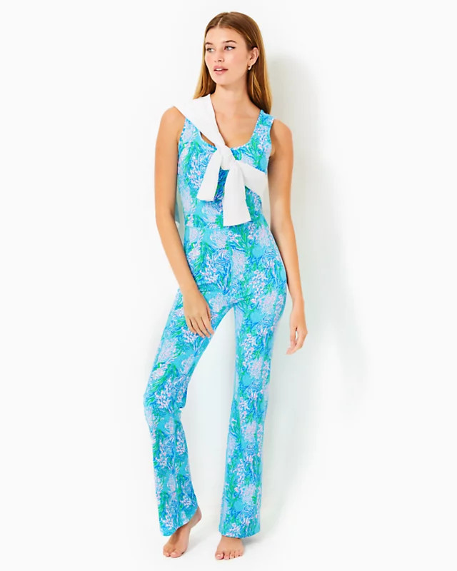 UPF 50+ Luxletic Carpe Vita Flare Jumpsuit | Lilly Pulitzer | Lilly Pulitzer