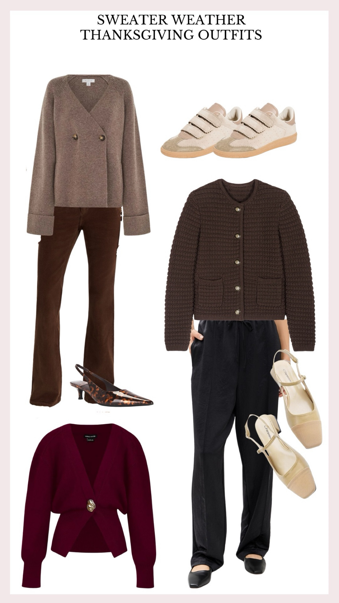Thanksgiving outfit inspo featuring chic sweaters 

#LTKFamily #LTKHoliday #LTKStyleTip