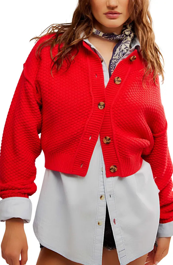 Free People Lila Crop Cardigan | Nordstromrack | Nordstrom Rack