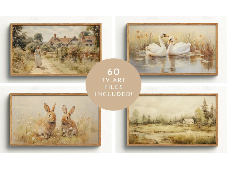 Samsung Frame TV Art Set Spring Bundle - 60 files included! Frame TV Art Spring | Easter Frame TV... | Etsy (CAD)