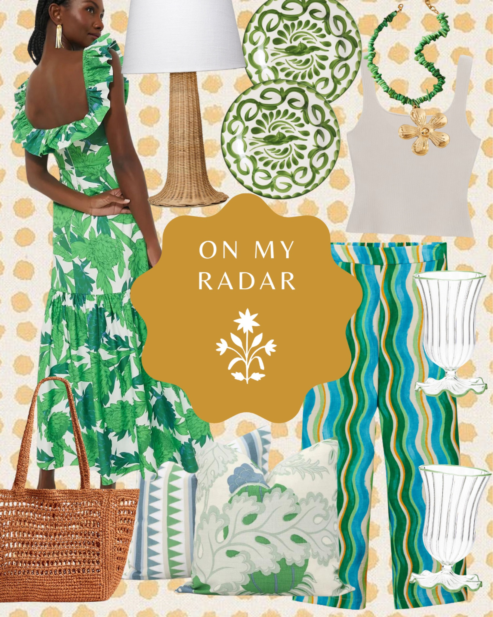 Resort style; straw bag; melamine plates; charm necklace; throw pillows; rattan lamp; scalloped glasses

#LTKItBag #LTKStyleTip #LTKHome