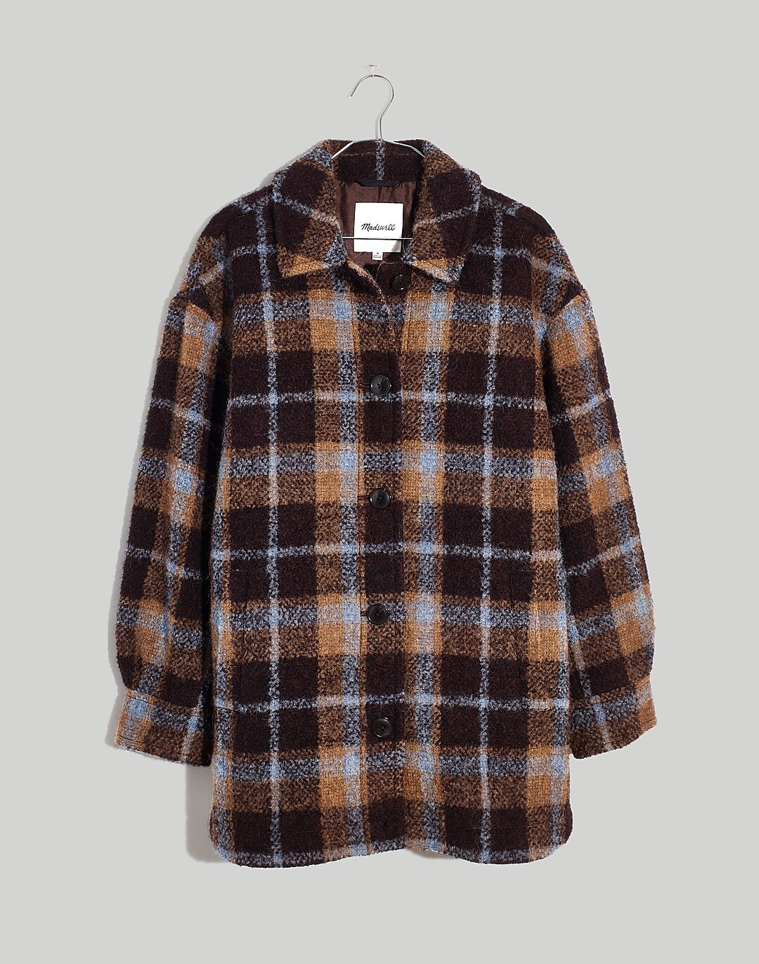 Belrose Shirt-Jacket in Cassel Plaid | Madewell