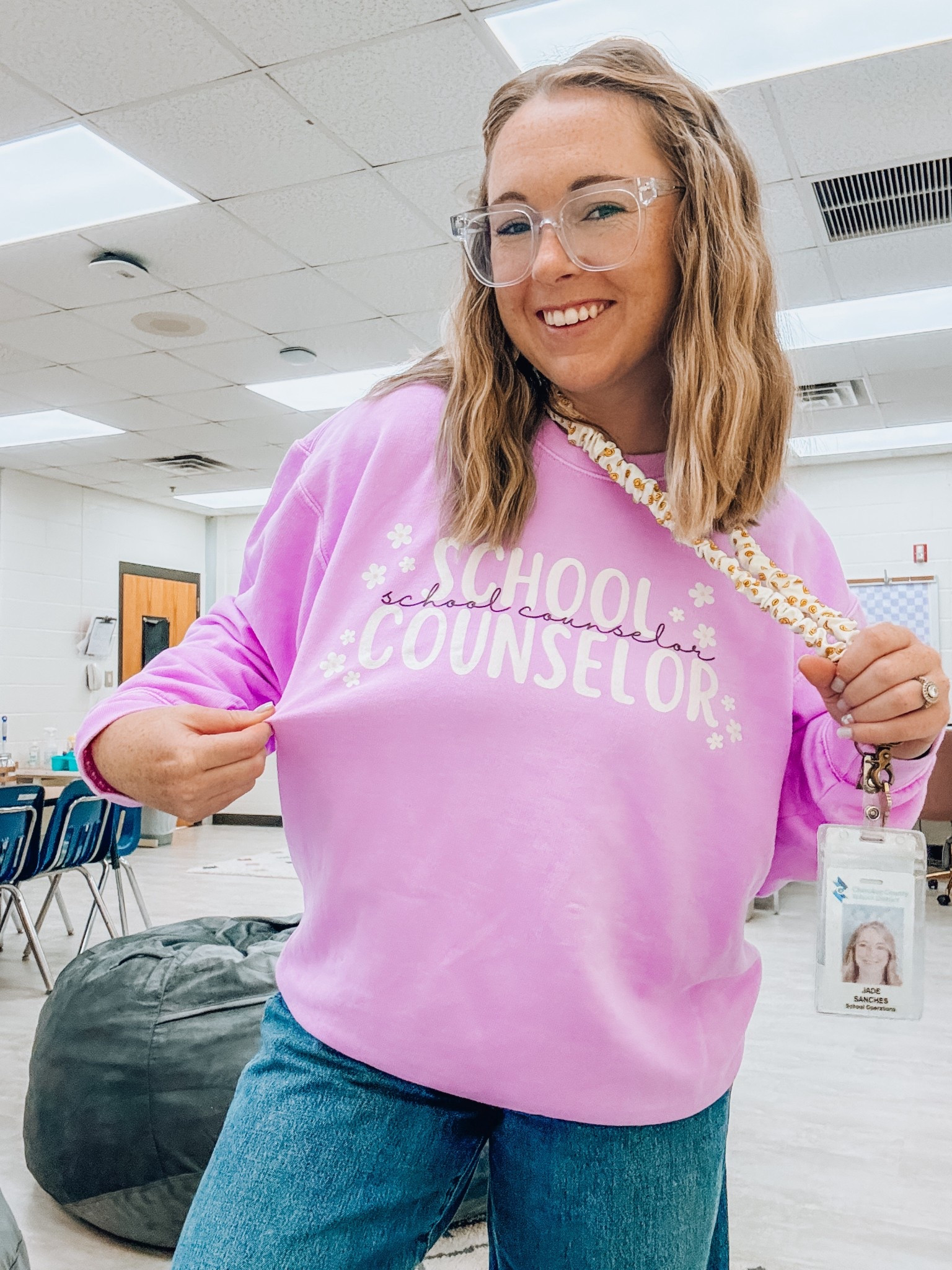 School counselor sweater!!! So cute! 

#LTKPetite #LTKSaleAlert #LTKFindsUnder50