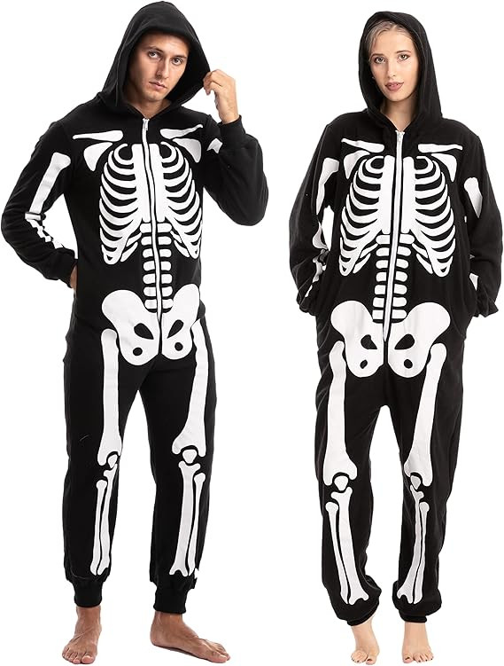 Spooktacular Creations Halloween Skeleton Costume, Unisex Skeleton Costume Jumpsuit for Adult Hal... | Amazon (US)