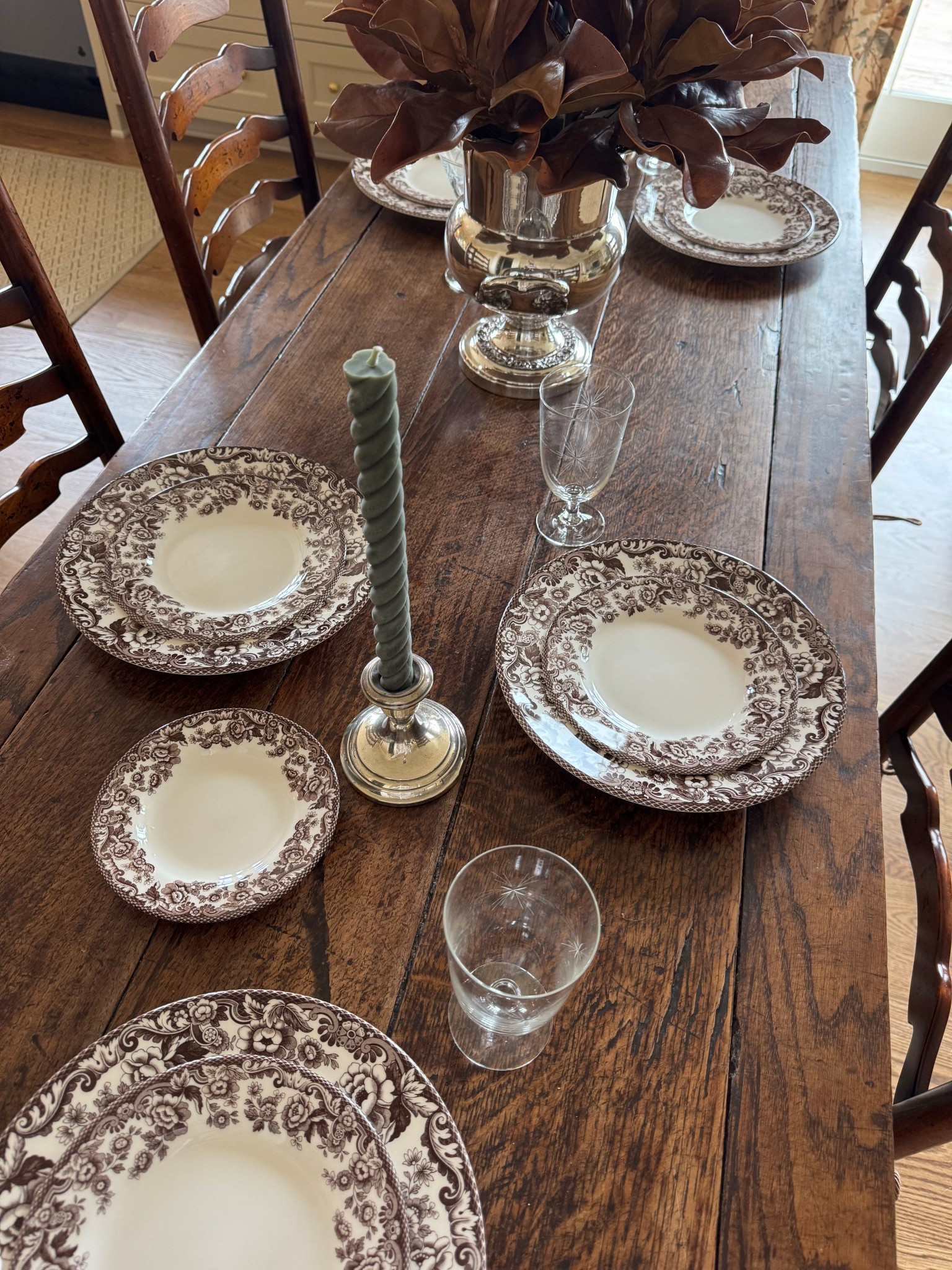 the start of our Thanksgiving tablescape 

#LTKHome #LTKHoliday #LTKSeasonal