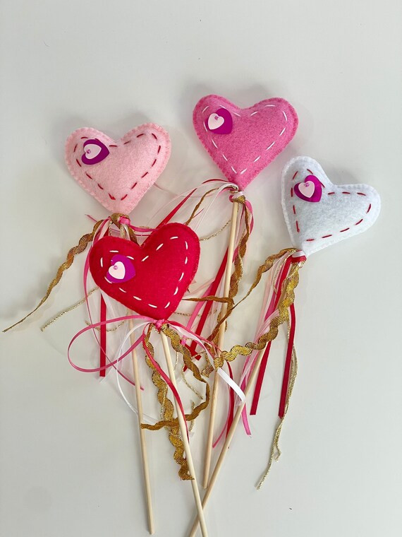 Valentines Day Wand, Heart Wand, Valentines Day, Valentines Day Gift, Valentines Day Decor, Valen... | Etsy (US)