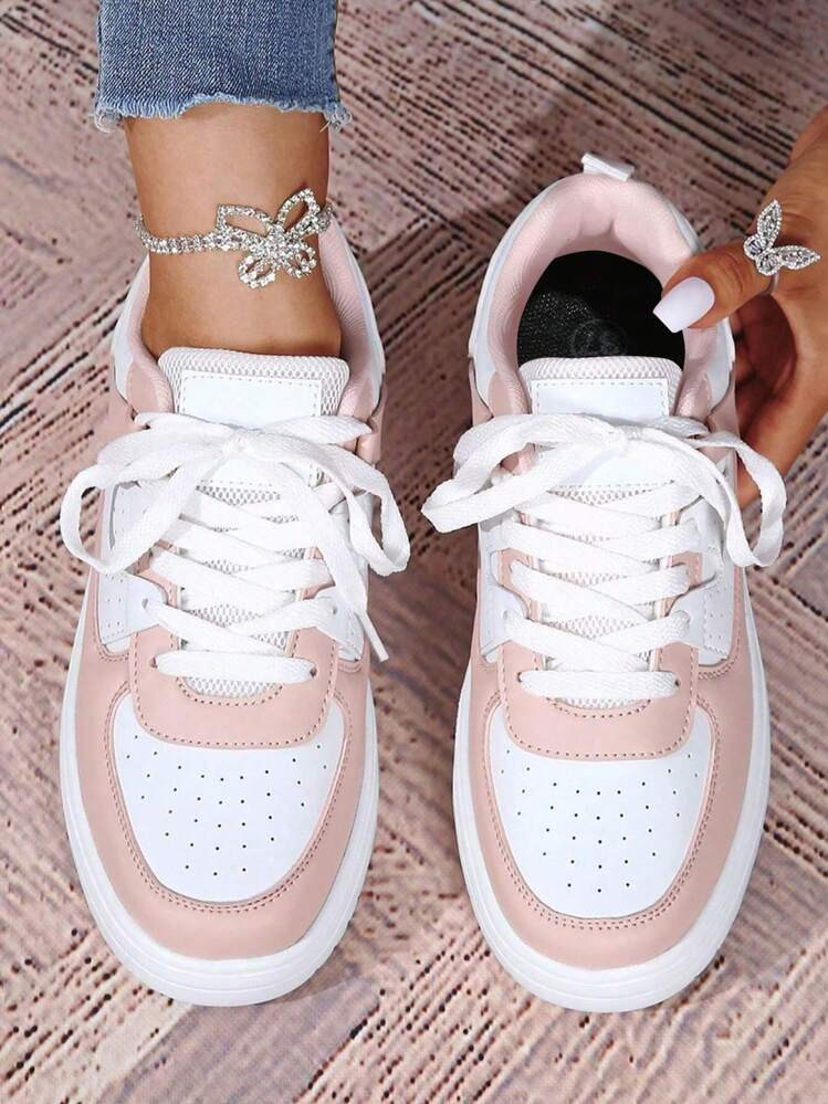 Spring/Summer Women Casual Linen Color Trendy Comfortable Breathable Sport Sneakers | SHEIN