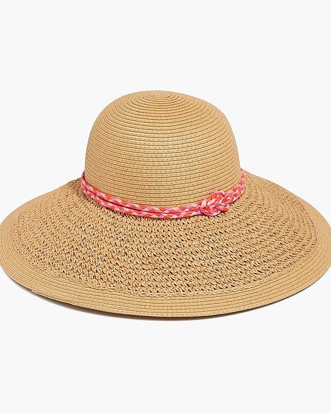 Straw hat with wrapped rope | J.Crew Factory