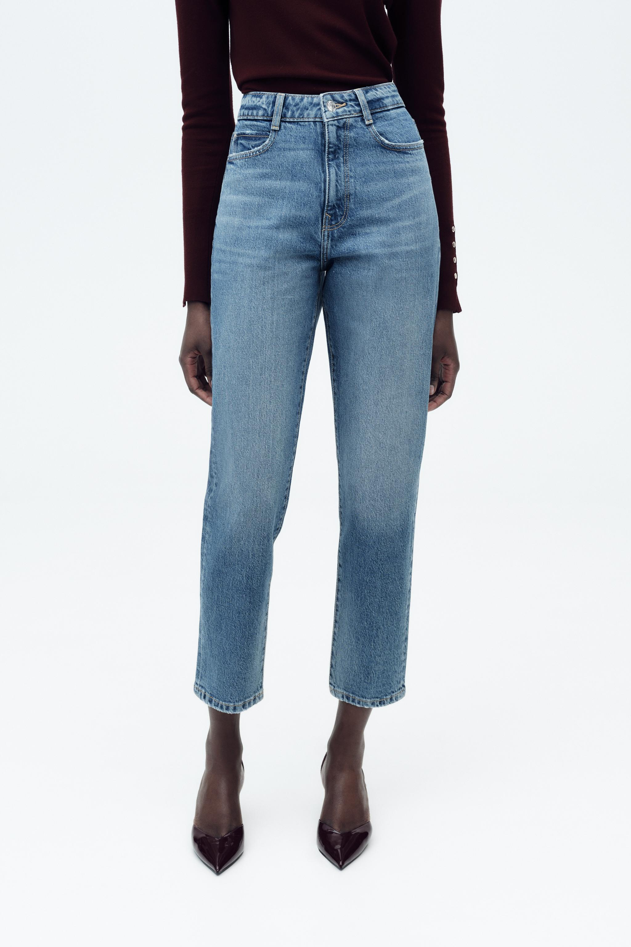 Z1975 HIGH RISE SLIM MOM LEG JEANS | Zara US
