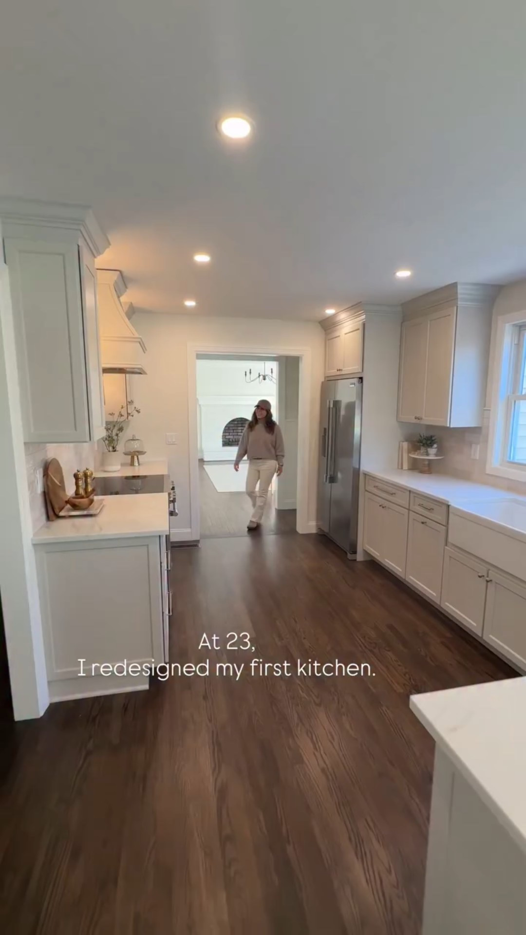 I redesigned my first kitchen at 23 — long before I ever called this a career.
Life took me through other seasons, other careers, and even an injury that forced a reset.

But passion has a way of finding you again.
And sometimes the life you’re meant for is waiting on the other side of the moment you choose your passion over fear and everything else🤍

If you’re in a season of starting over… you’re not behind. You’re becoming who you were always meant to be!

If you can relate at all, tap a 🤍 and share this with someone who might, too!

_____________
#designstory #classicandtimelesshomes #interiordesign

kitchen remodel
home renovation
interior design inspiration
before and after design
classic and timeless interiors
women in design
home design journey
inspiring home transformations