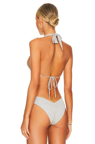 Montce Swim Solo Loops Bikini Top in Disco Sparkle from Revolve.com | Revolve Clothing (Global)
