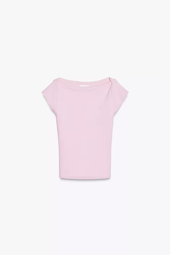 BOATNECK T-SHIRT | Zara US
