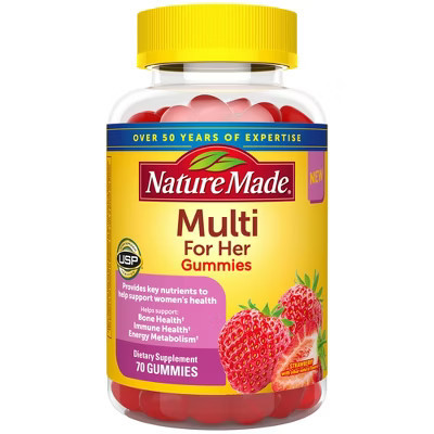 Nature Made Women Multivitamin Gummies, USP Verified - 70ct | Target