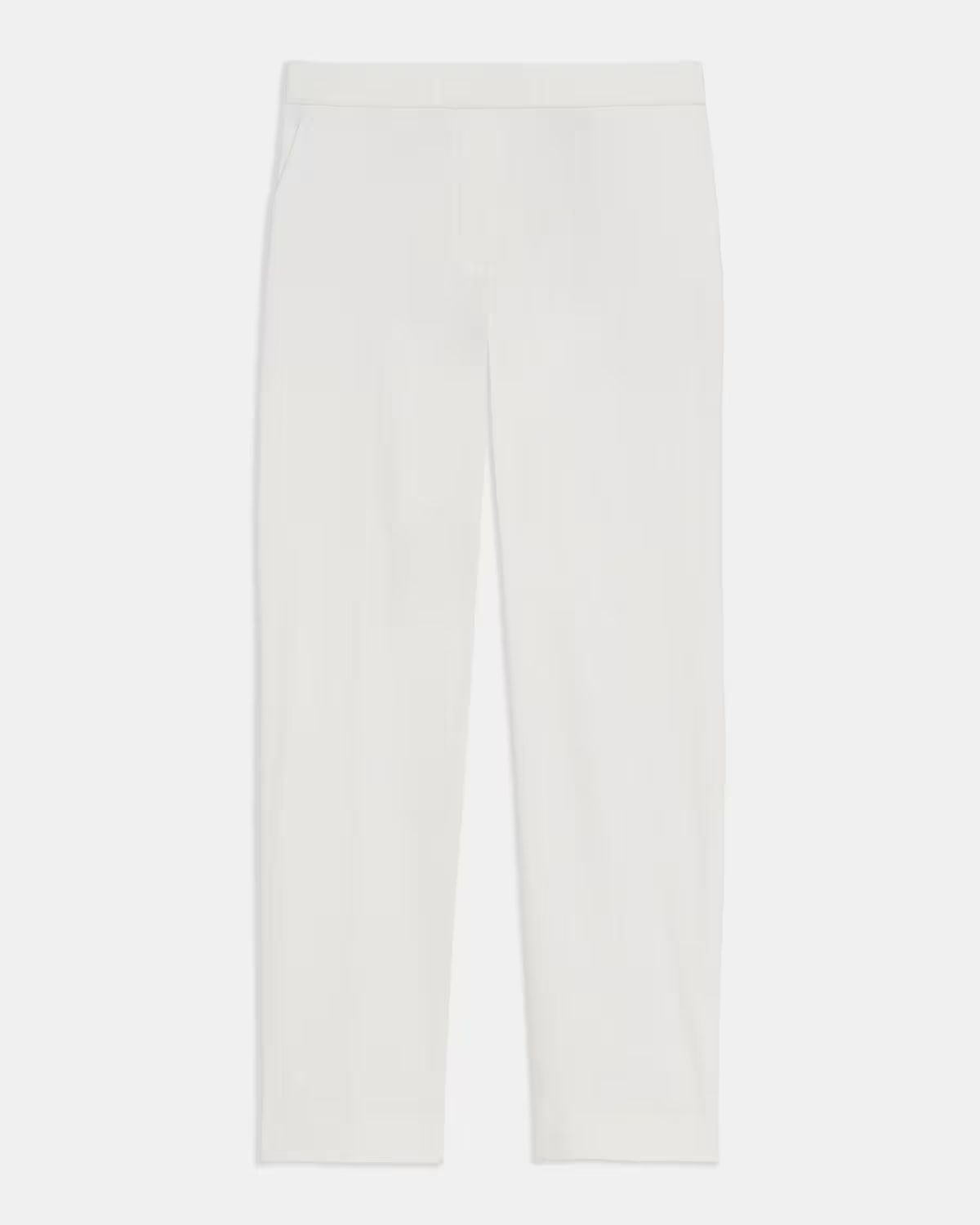 Treeca Pull-On Pant in Good Linen | Theory UK