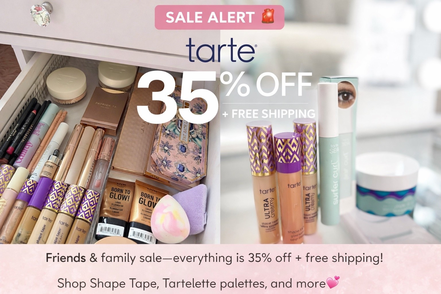 Tarte sale! 35% off 

#LTKmorningroutine #LTKBeauty #LTKSaleAlert