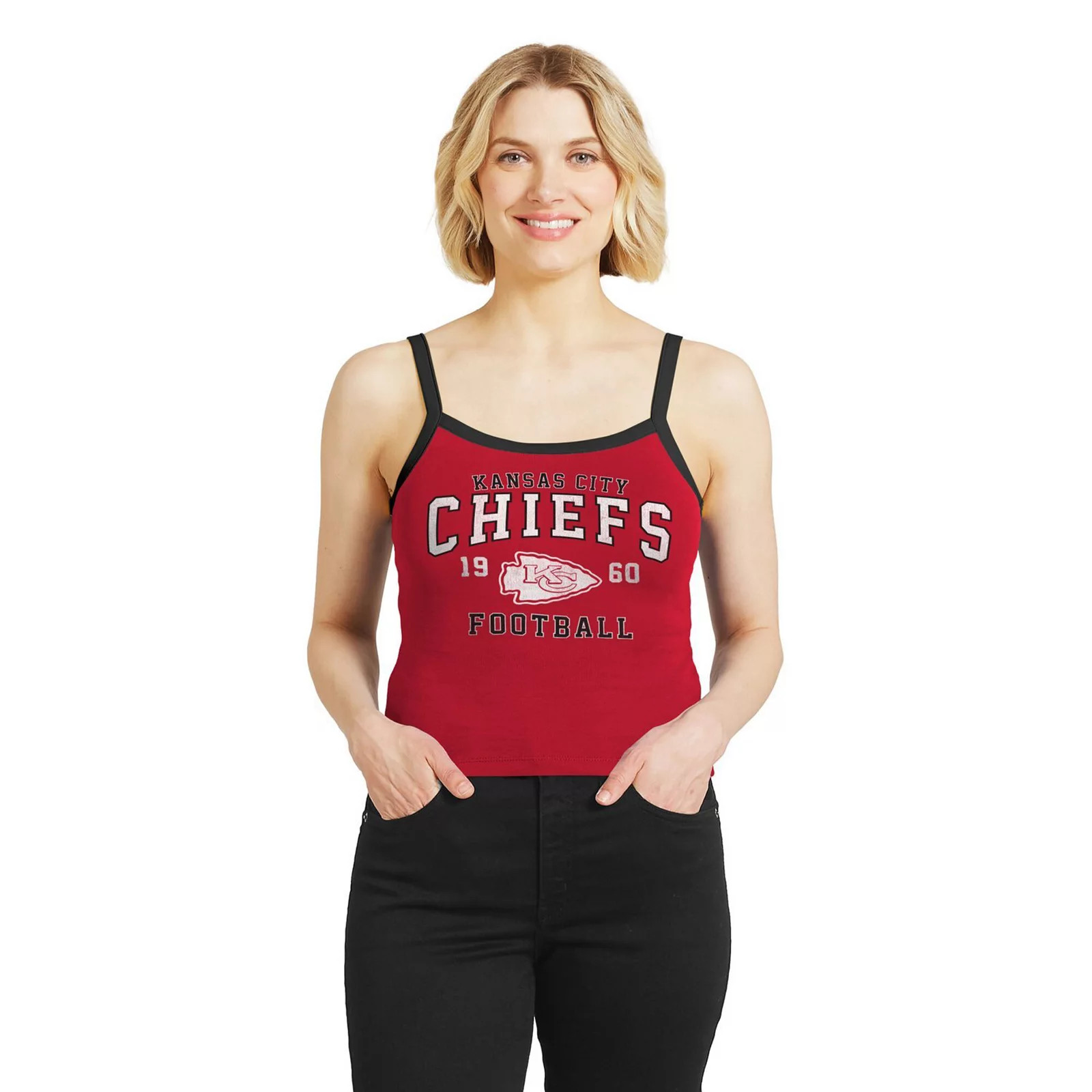 Women's WEAR by Erin Andrews Red Kansas City Chiefs Colorblock Tank Top, Size: Medium | Kohl's