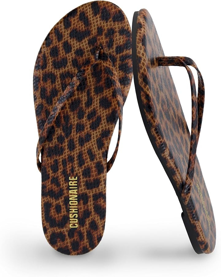 CUSHIONAIRE Cruise Women’s Minimalist Flip Flops – Ultra-Lightweight Summer Sandals with Non-... | Amazon (US)
