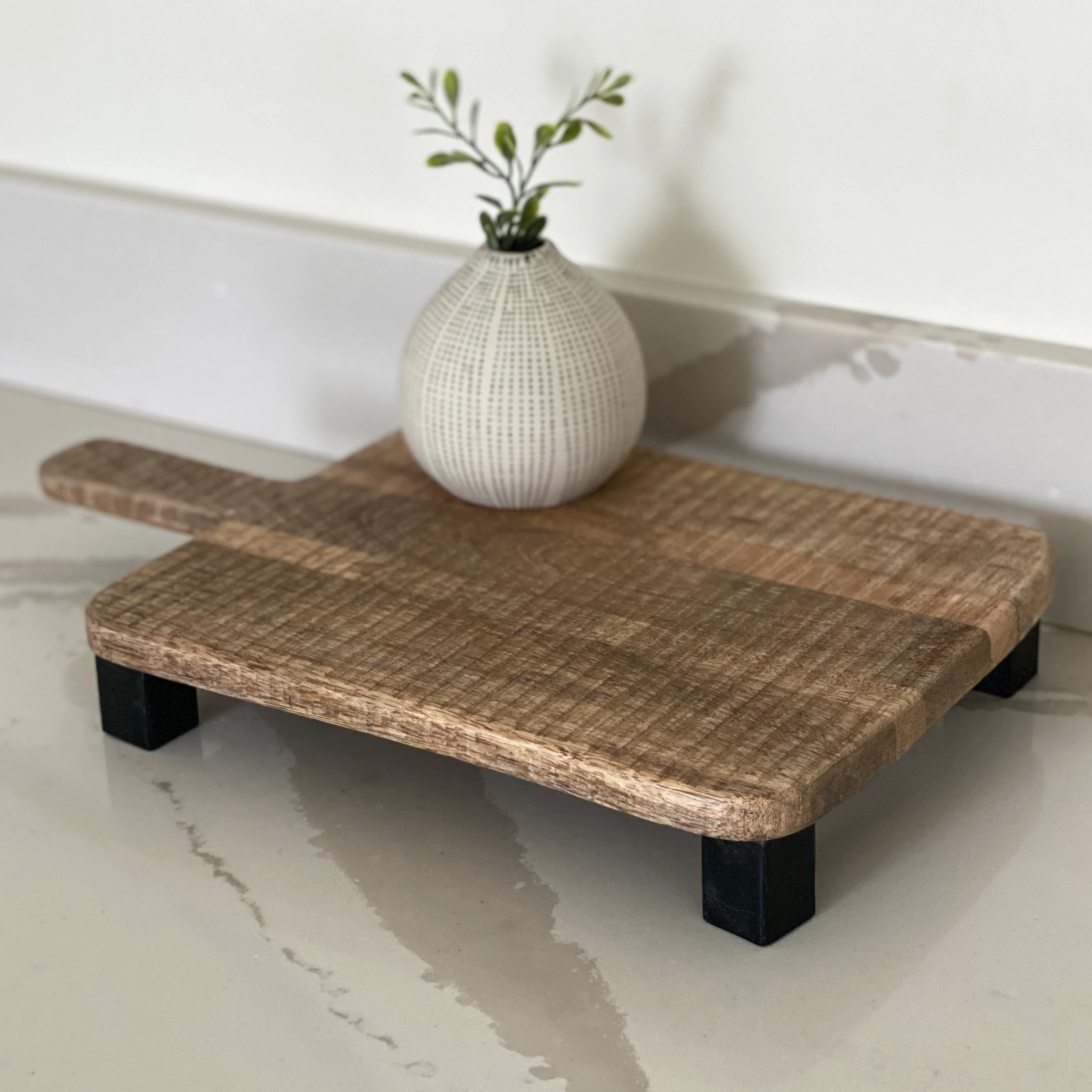 Board Riser with Black Legs | Interior Delights