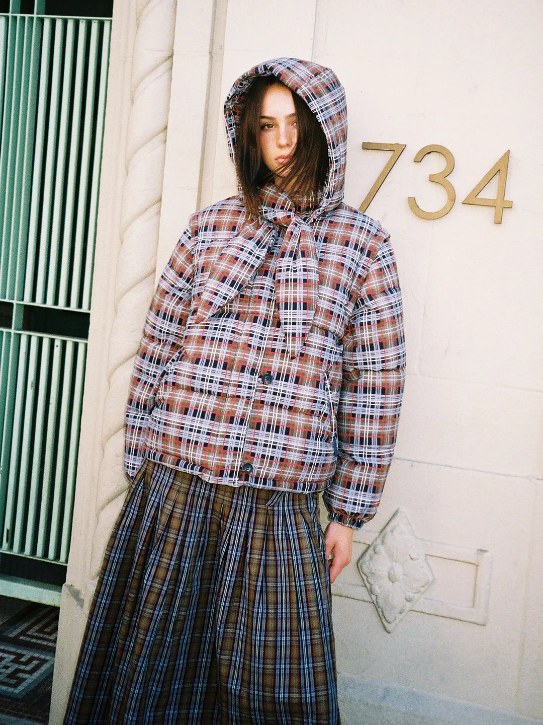 Pearl Puffer - Multi Check | Lisa Says Gah