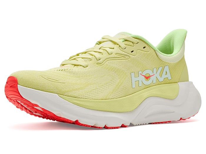 Hoka Arahi 8 Women's Running Shoes White/White : 10.5 B - Medium, Synthetic | Zappos.com