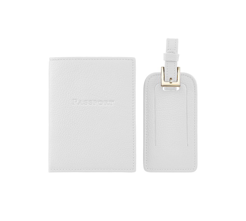 Quinn Leather Passport Case & Luggage Tag | Pottery Barn (US)