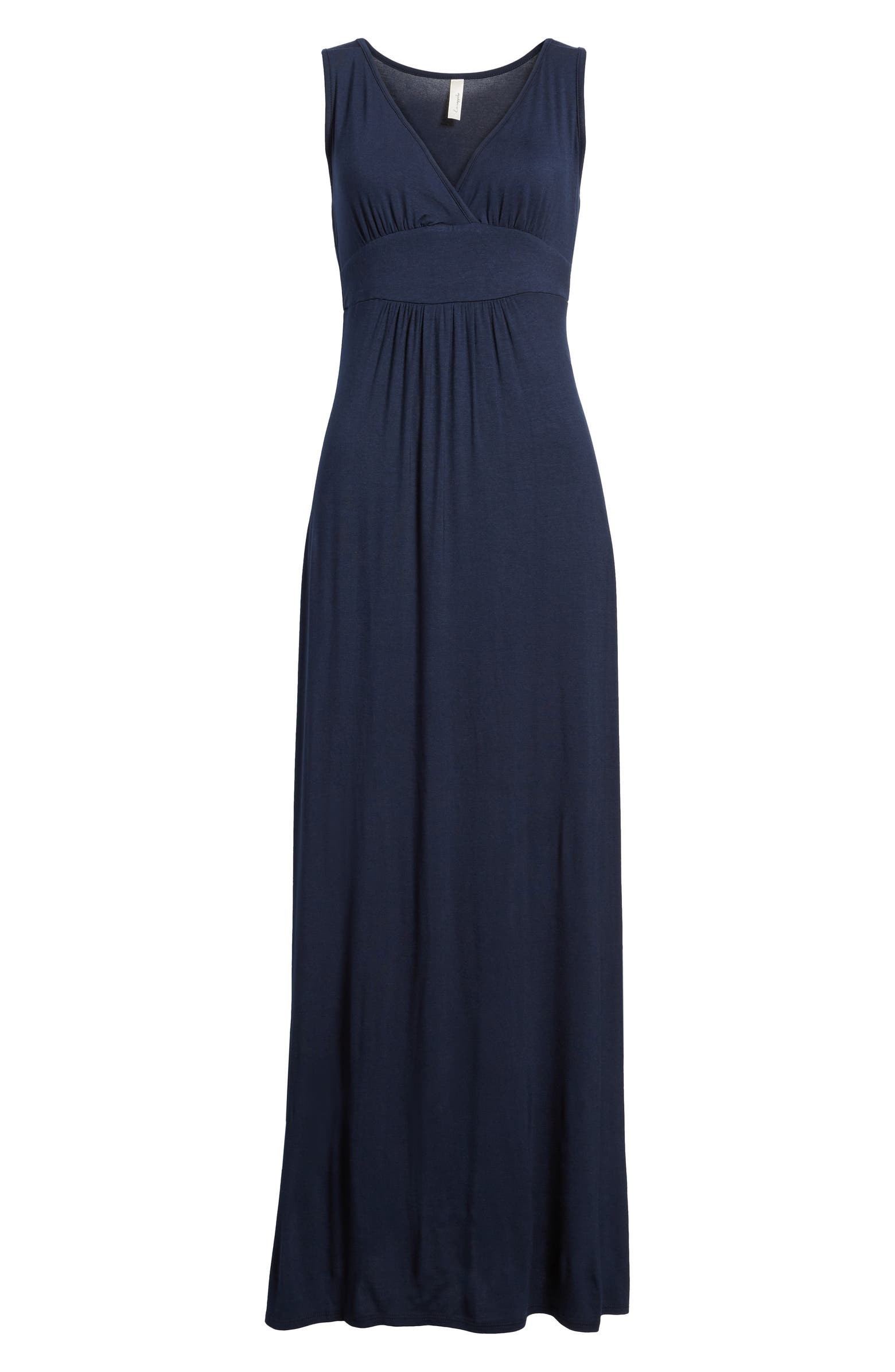 V-Neck Jersey Maxi Dress | Nordstrom