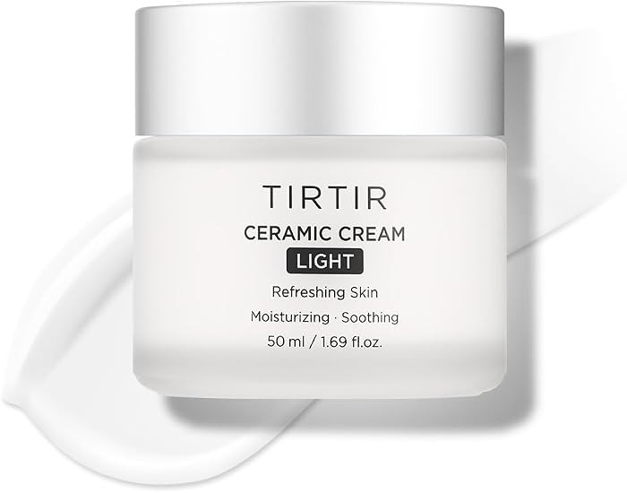 TIRTIR Ceramic Cream Light | Deep moisturizer for Glass Skin, Polyglutamic acid, Centella Asiatic... | Amazon (US)