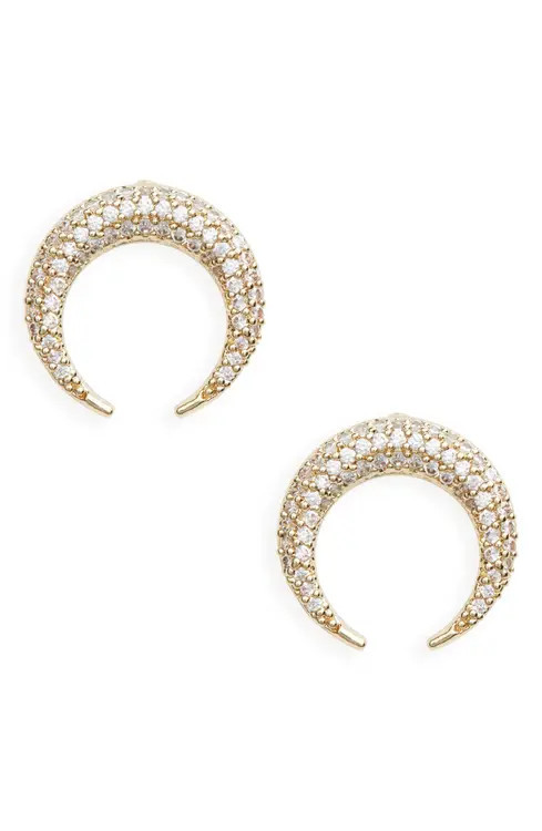 Panacea Crystal Horn Earrings | Nordstrom