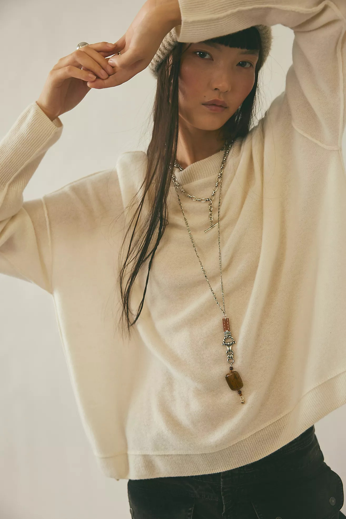 Tomorrow Cashmere Crewneck | Free People (Global - UK&FR Excluded)