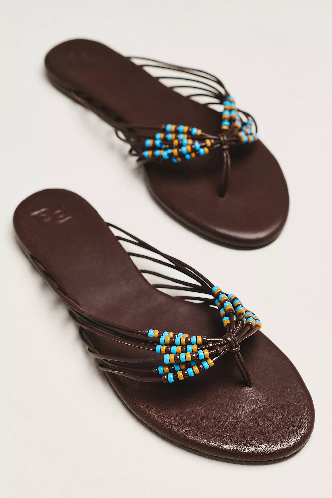 Reformation Jessica Beaded Flip-Flop Sandals | Anthropologie (US)