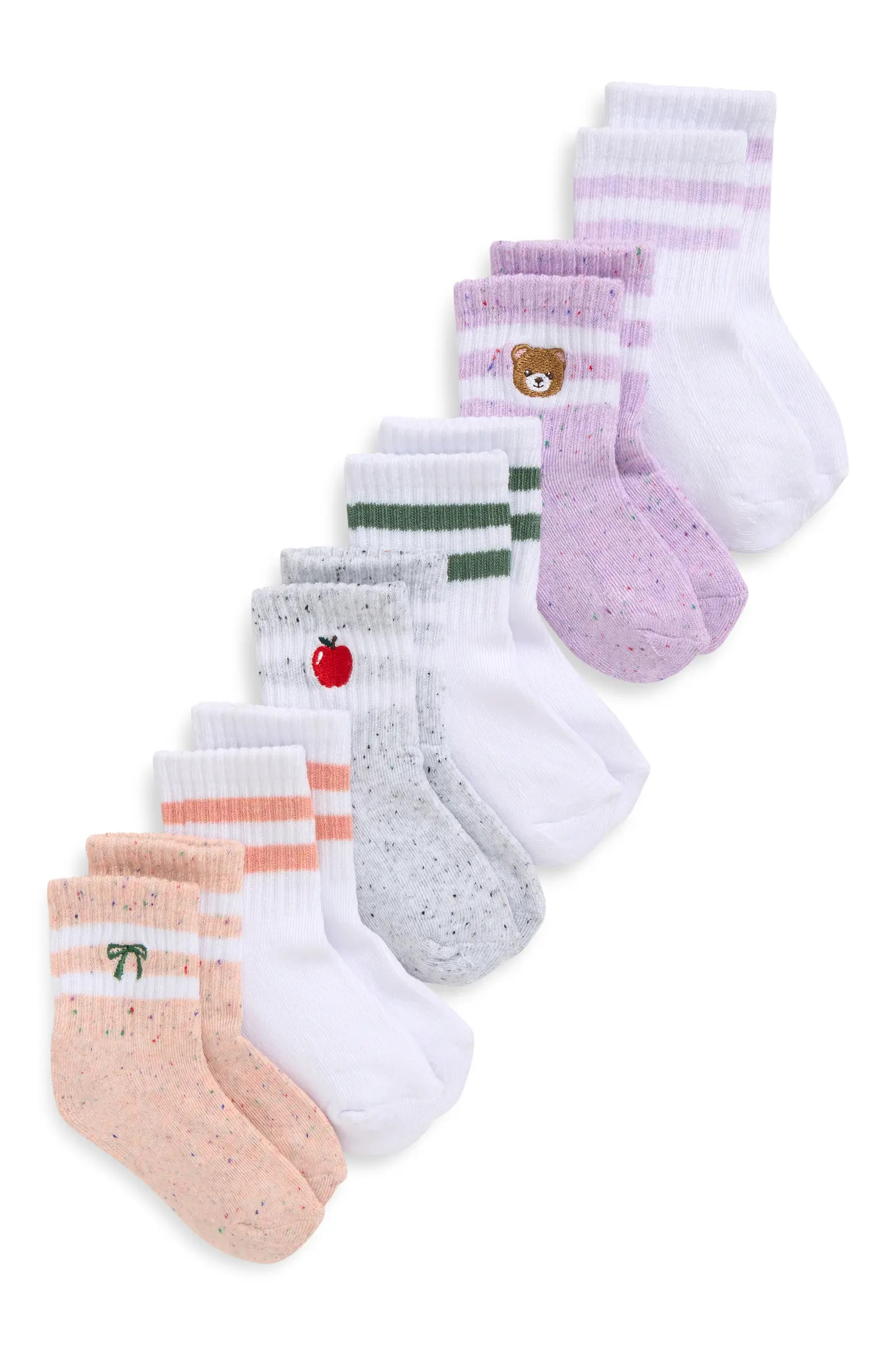 Kids' Assorted 6-Pack Crew Socks (Women) | Nordstrom | Nordstrom