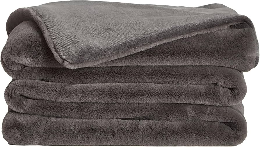 UnHide Lil’ Marsh Faux Fur Blanket - Lightweight, Soft Throw Blanket - Machine Washable - Ideal... | Amazon (US)