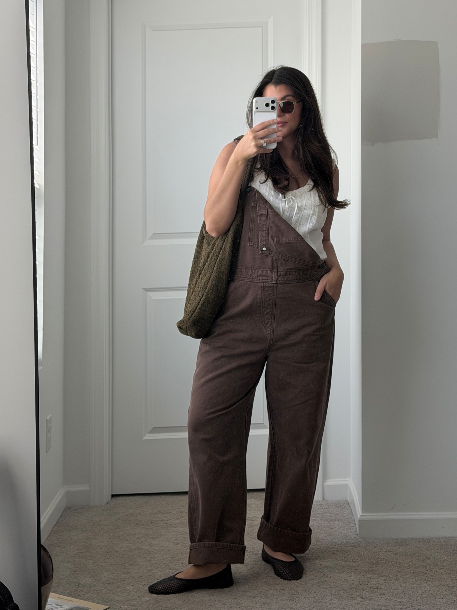 Overalls are Dairy Boy & bag is old from ASOS! 