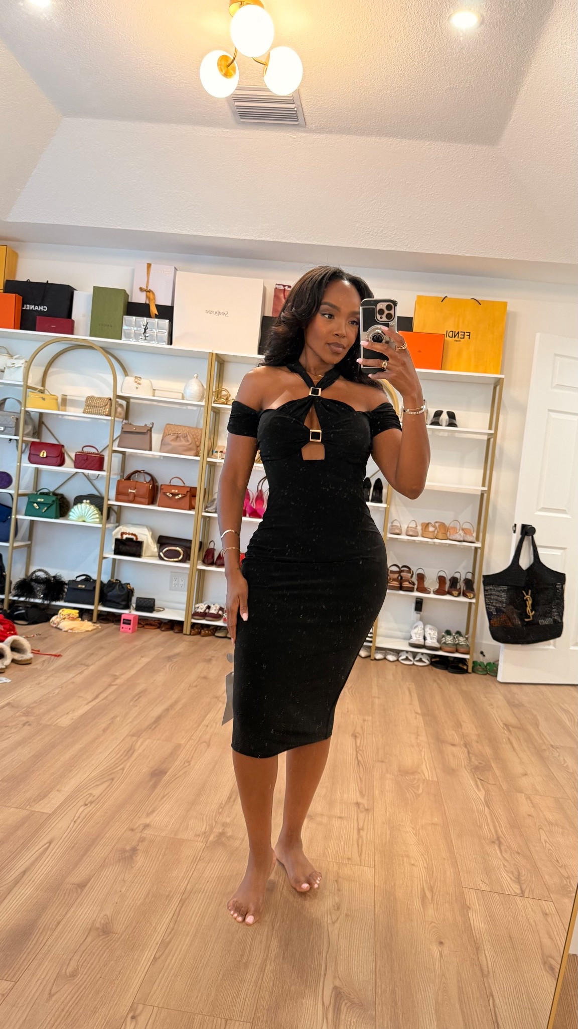 We all need a new little black dress

Size small I’m 5’4 | 140lbs | 36D -27 -40  IG & YT: kirasfashionfinds TT: kiraabboud 
#Outfitinspiration #fashionstyle #outfitideas #spring #springfashion #simpleoutfit #summer #momoutfit #casualoutfit #streetwear 

#LTKWedding